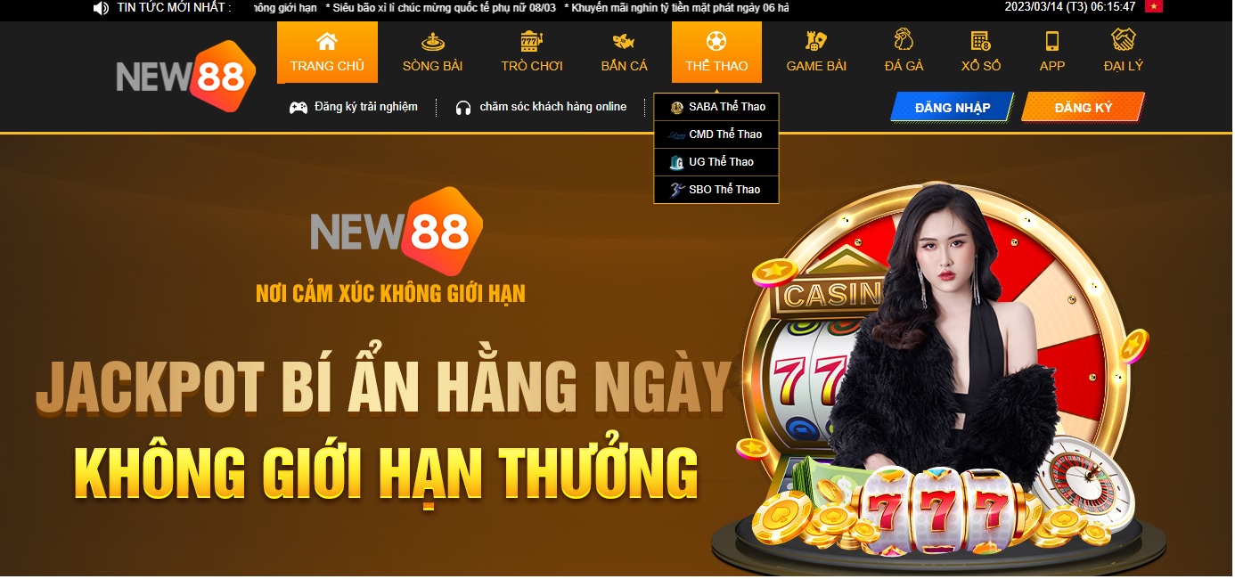 Vào chuyên mục thể thao để chơi